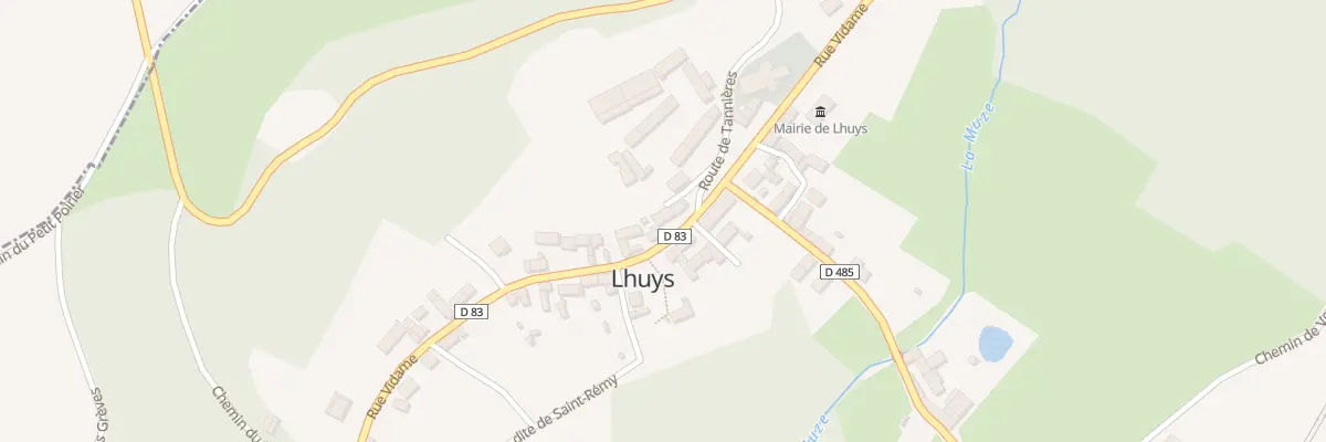 Plan du 8 Rue Vidame à Lhuys