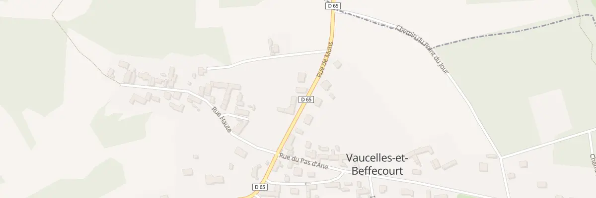 Plan du 4 Rue de Mons à Vaucelles-et-Beffecourt