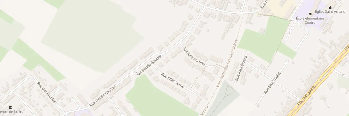 Plan du 21 Rue Irenee Gautier à Escautpont