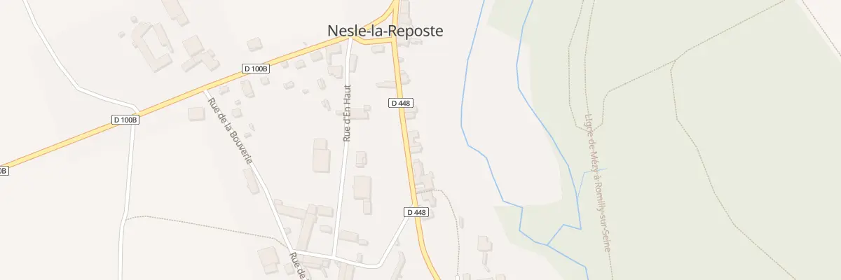 Plan du 10 Rue de Villenauxe à Nesle-la-Reposte