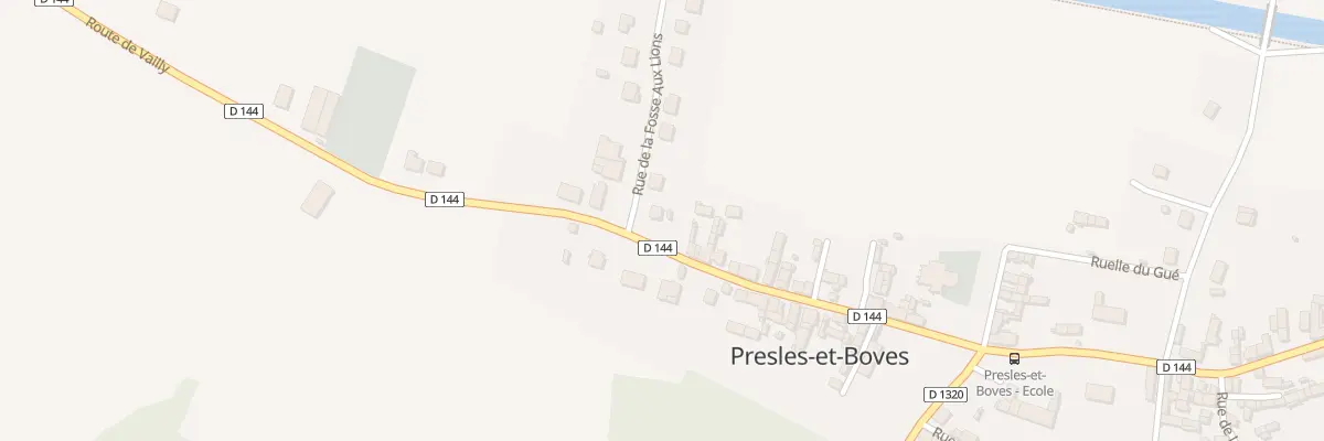 Plan du 20 Rue Jeanne de Chastel à Presles-et-Boves