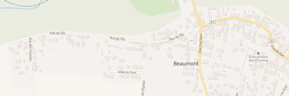 Plan du 17 Rue de l’Ile à Beaumont
