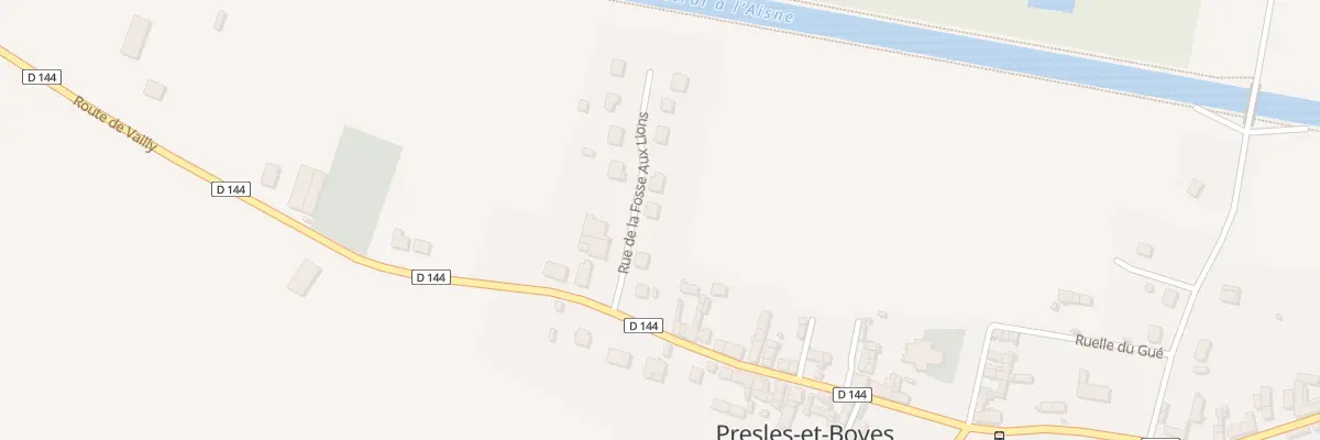 Plan du 4 Rue de la Fosse aux Lions à Presles-et-Boves