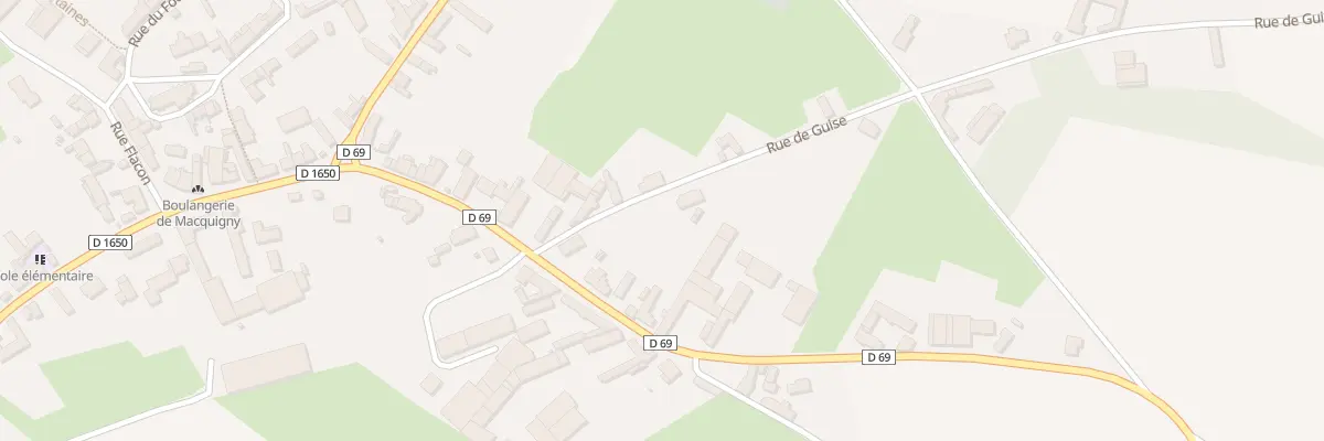 Plan du 2B Rue de Guise à Macquigny