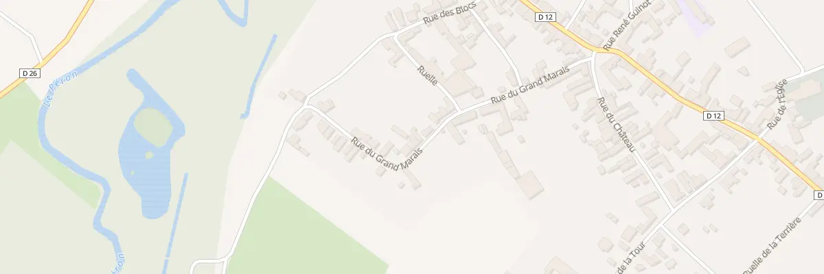Plan du 15 Rue du Gd Marais à La Ferté-Chevresis