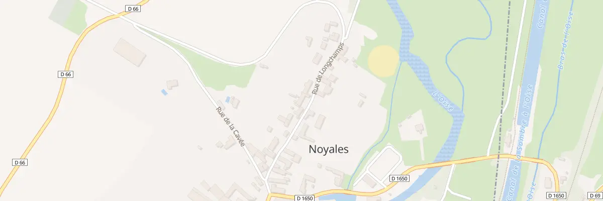 Plan du 11 Rue de Longchamps à Noyales