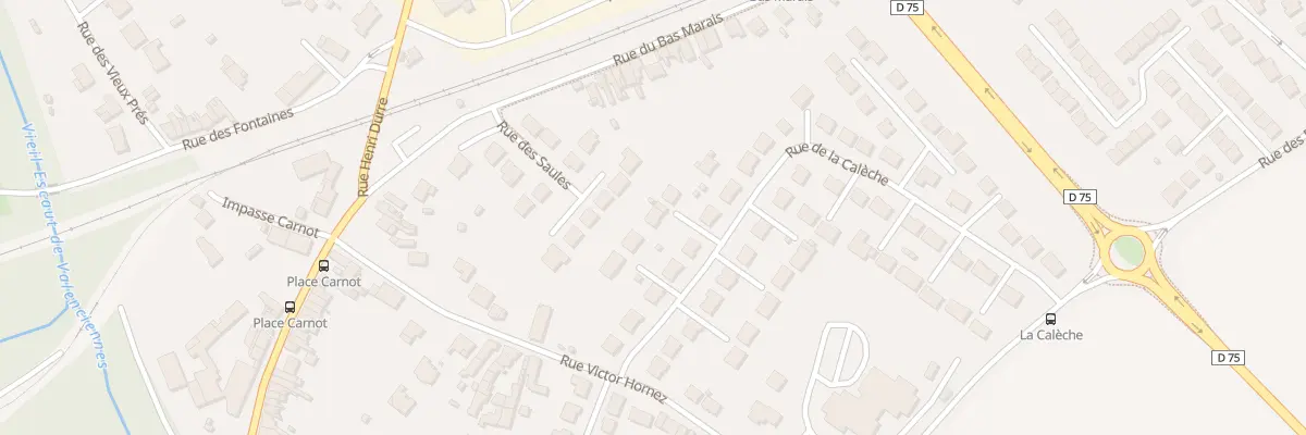 Plan du 16 Rue de la Calèche à Saint-Saulve