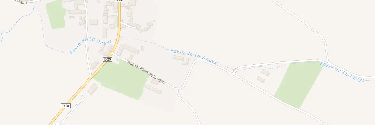 Plan du 3 Rue du Fond de la Serre à Dhuys et Morin-en-Brie