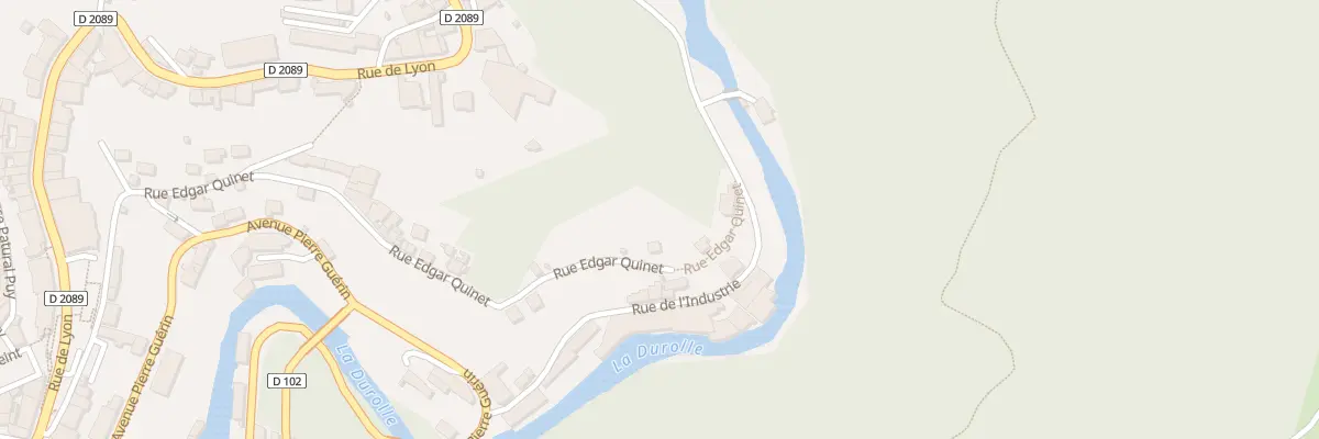 Plan du 75 Rue Edgar Quinet à Thiers