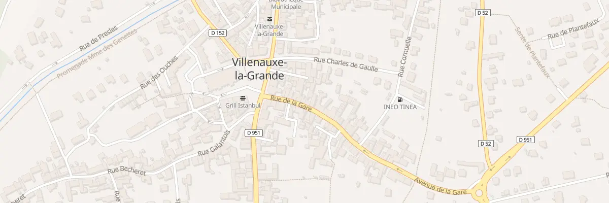 Plan du 24 Rue de la Gare à Villenauxe-la-Grande
