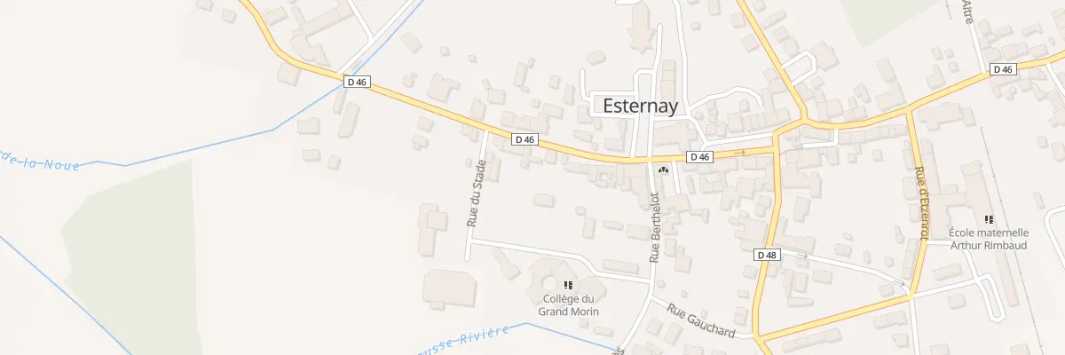 Plan du 17 Rue Pasteur à Esternay