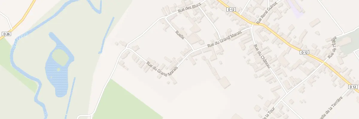 Plan du 11 Rue du Gd Marais à La Ferté-Chevresis