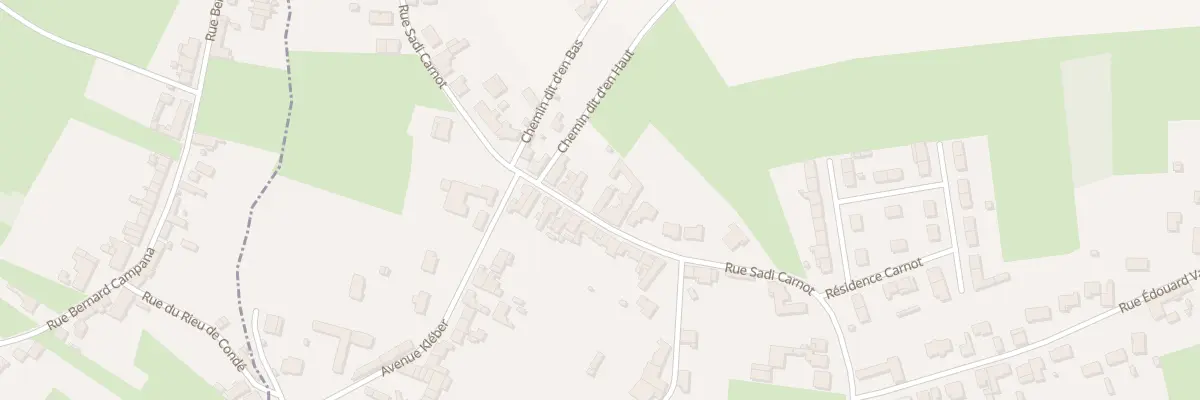 Plan du 1448 Rue Carnot à Vieux-Condé