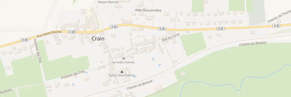 Plan du 14 Rue du Carré à Crain