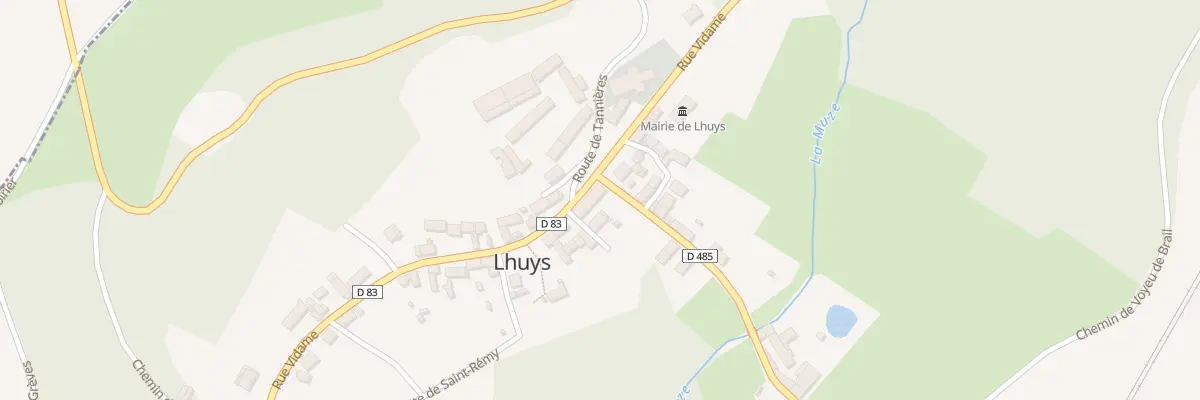 Plan du 7 Rue Vidame à Lhuys