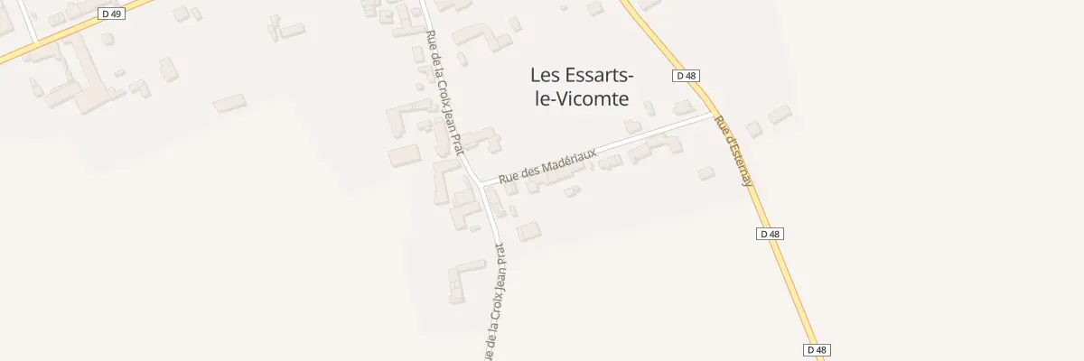 Plan du 11 Rue des Maderiaux aux Essarts-le-Vicomte