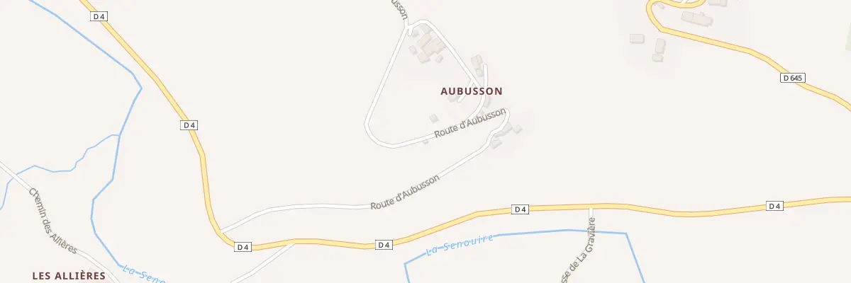 Plan du 5001 Aubusson à Mazerat-Aurouze