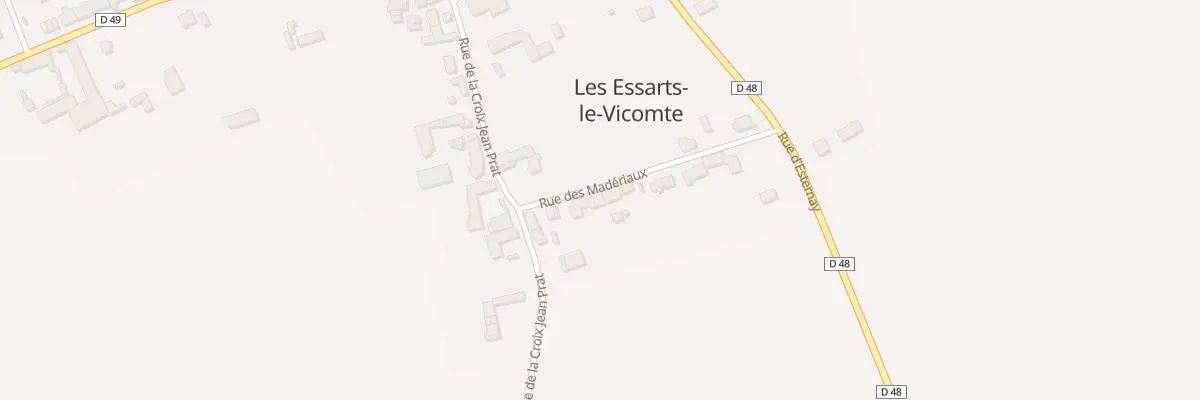 Plan du 9 Rue des Maderiaux aux Essarts-le-Vicomte