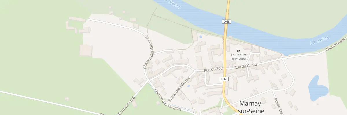 Plan du 14 Rue du Four à Marnay-sur-Seine