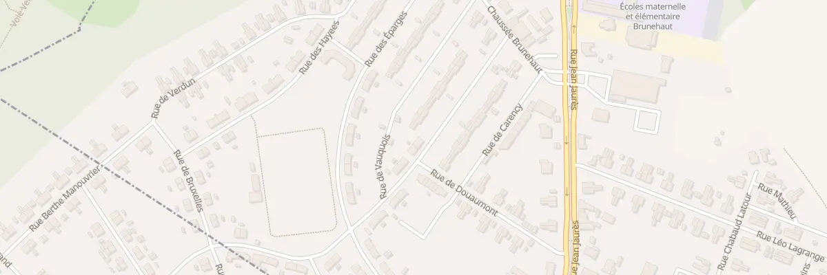 Plan du 13 Rue de l’Ourcq à Escautpont