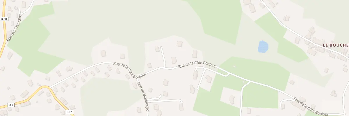 Plan du 21 Rue de la Côte Bonjour à Courpière