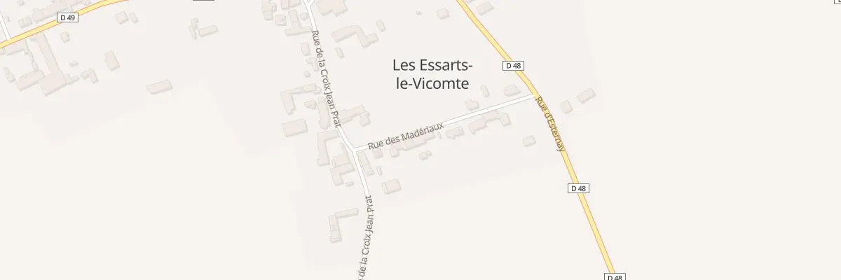 Plan du 7 Rue des Maderiaux aux Essarts-le-Vicomte