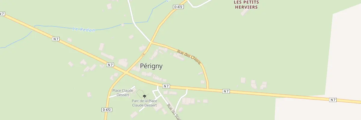 Plan du 4 Rue des Chiens à Périgny