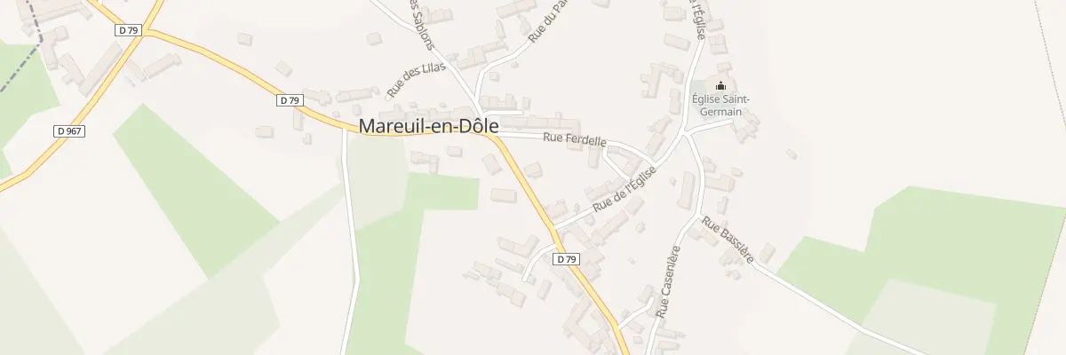 Plan du 381 Rue du Muzon à Mareuil-en-Dôle