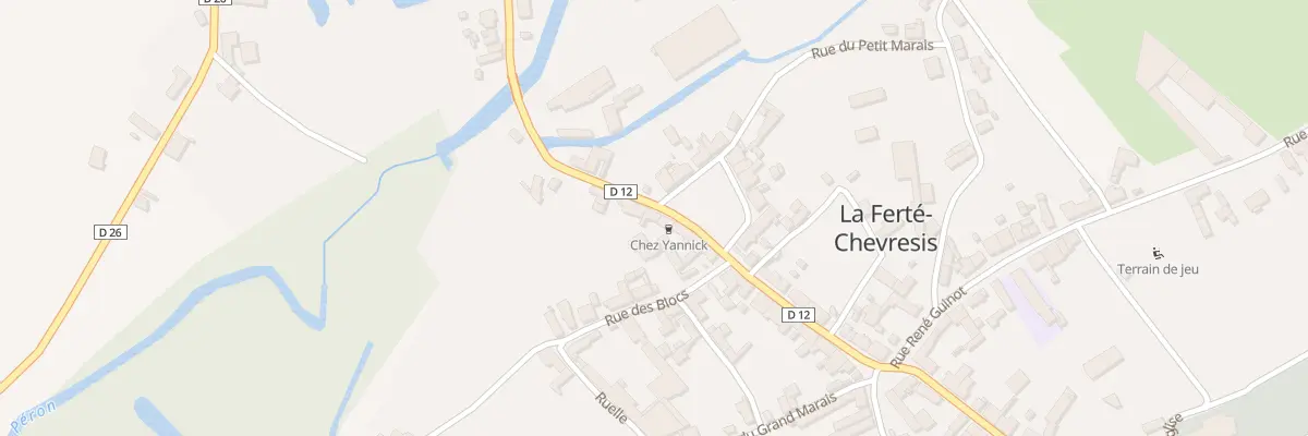 Plan du 4 Rue du Colonel Driant à La Ferté-Chevresis