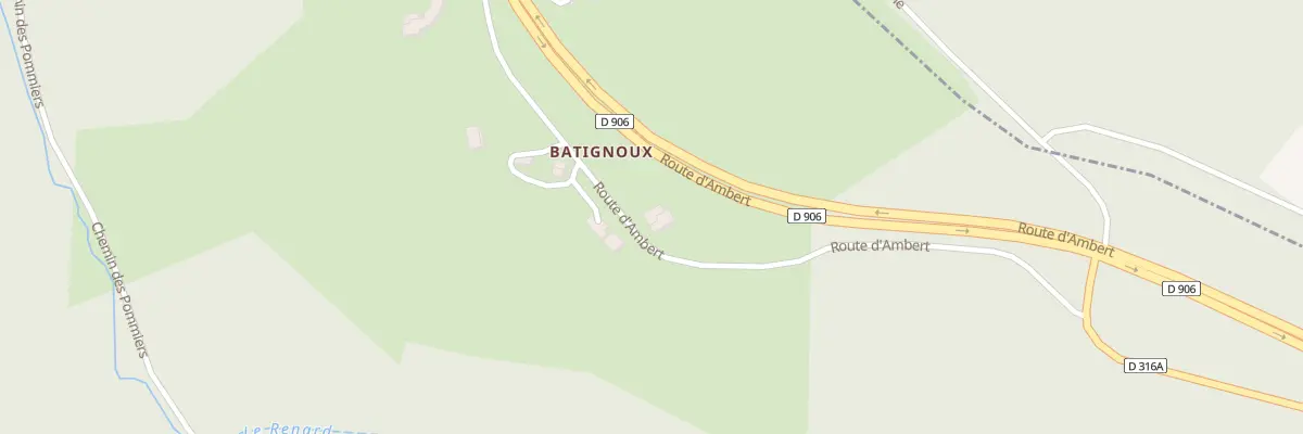 Plan du 5073 Batignoux à Sauviat