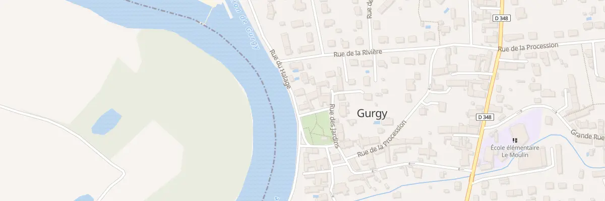 Plan du 2 Rue du Halage à Gurgy