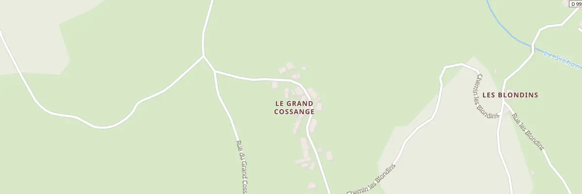 Plan du 4 Che le Grand Cossange à Arronnes