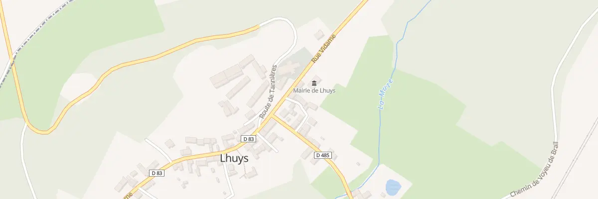 Plan du 8 Rue du Bua à Lhuys