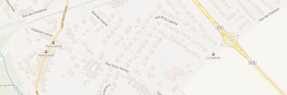 Plan du 13 Rue de la Calèche à Saint-Saulve
