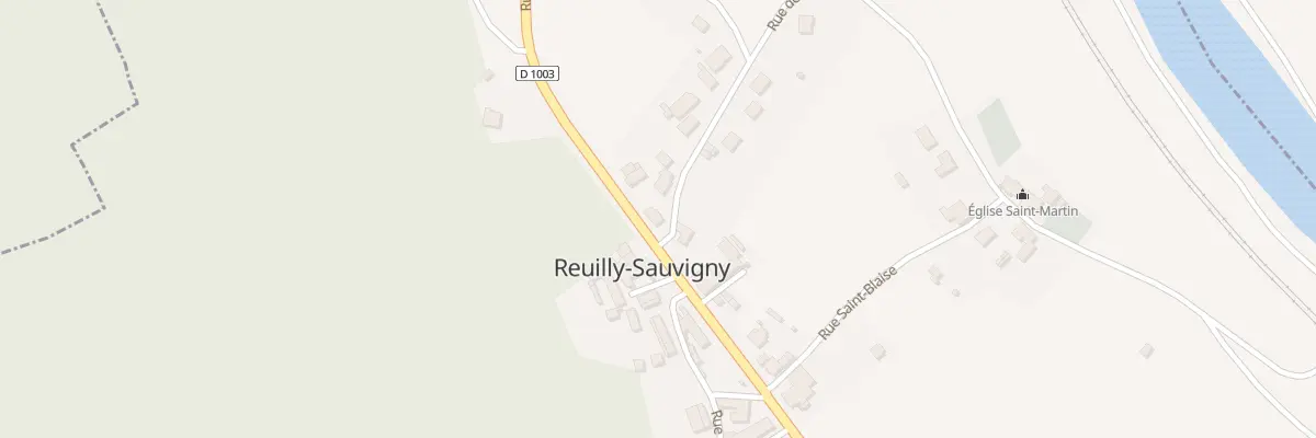 Plan du 12 Rue de Paris à Reuilly-Sauvigny