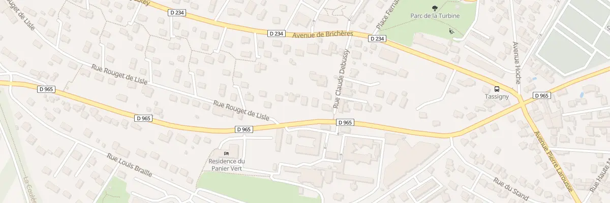Plan du 34B Av de Lattre de Tassigny à Auxerre