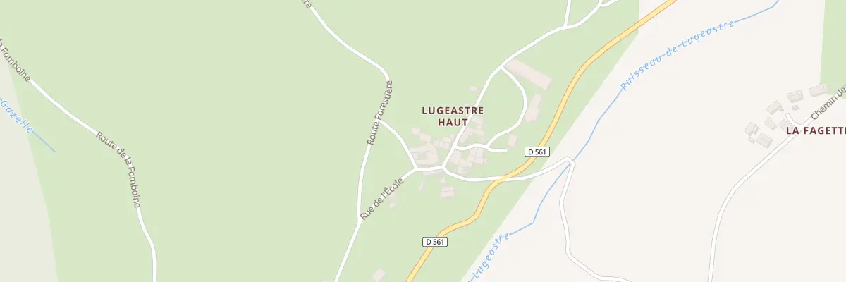 Plan du 5170 Lugeastre Haut à Saint-Didier-sur-Doulon