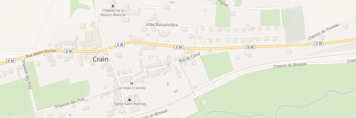 Plan du 27 Rue du Carré à Crain