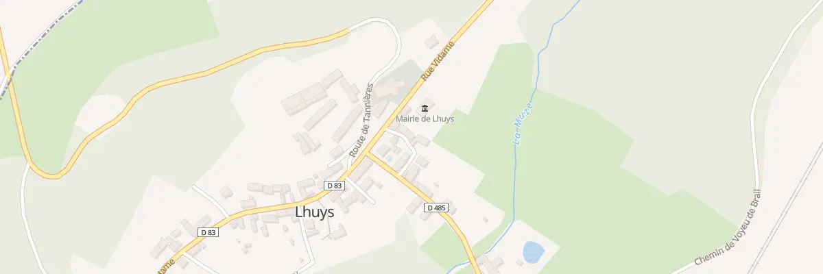 Plan du 6 Rue du Bua à Lhuys