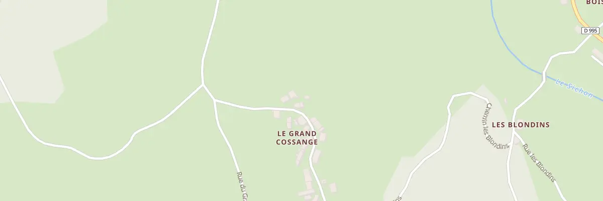 Plan du 9 Le Grand Cossange à Arronnes