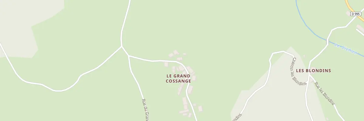 Plan du 11 Le Grand Cossange à Arronnes