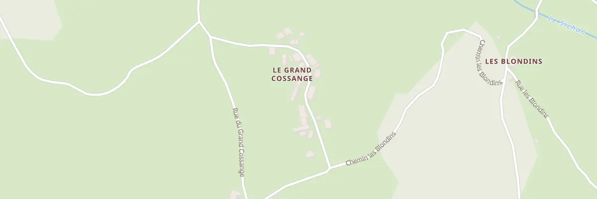 Plan du 16 Che le Grand Cossange à Arronnes