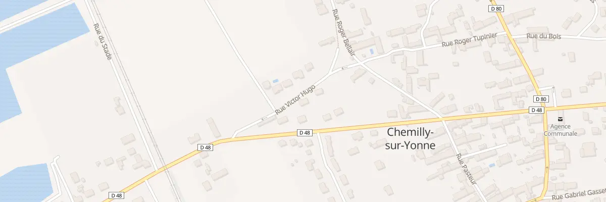 Plan du 5 Rue Victor Hugo à Chemilly-sur-Yonne