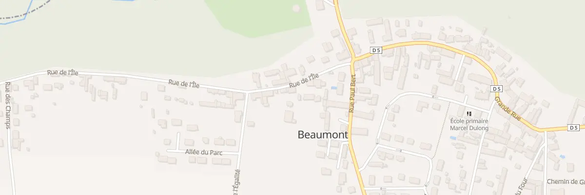 Plan du 9 Rue de l’Ile à Beaumont