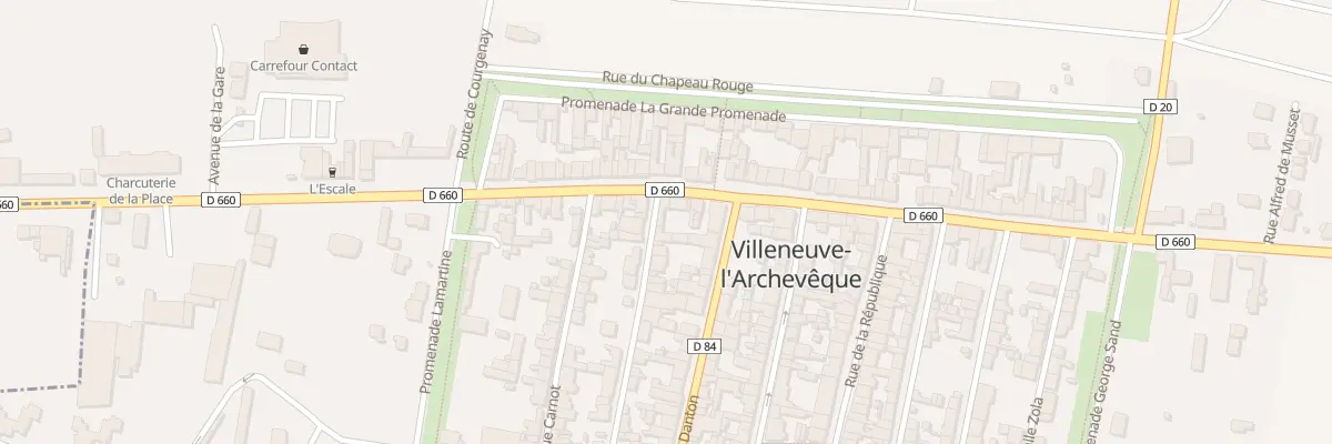 Plan du 37 Rue Bréard à Villeneuve-l’Archevêque
