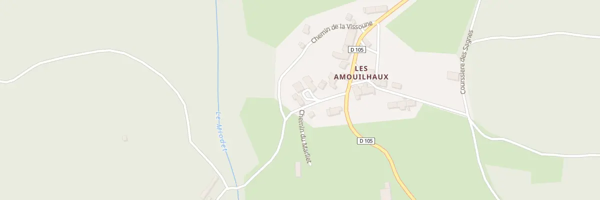Plan du 5037 Les Amouilhaux à Saint-Éloy-la-Glacière