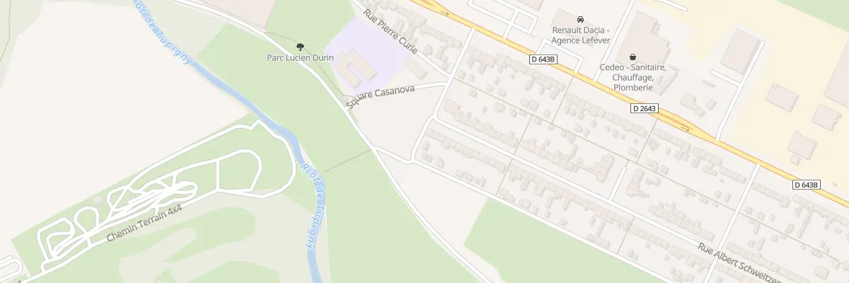 Plan du 6 Rue Albert Schweitzer au Cateau-Cambrésis