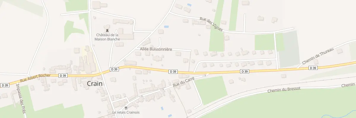 Plan du 7 Rue de la Mairie à Crain