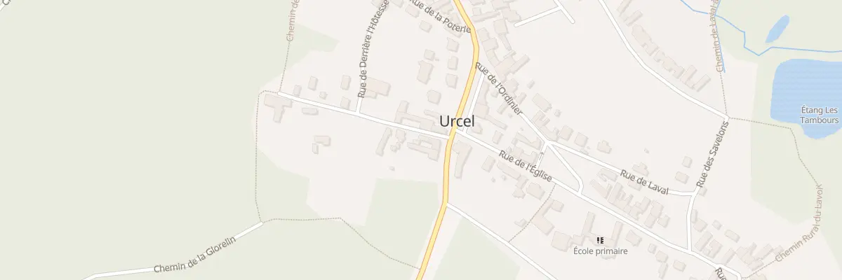 Plan du 1 Av Gaëtan Charpentier à Urcel