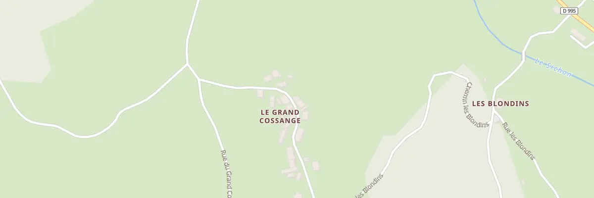 Plan du 19 Che le Grand Cossange à Arronnes